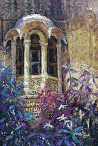 Ashraf, 12 x18 Inch, Oil on Canvas, Floral Painting, AC-ASF-007